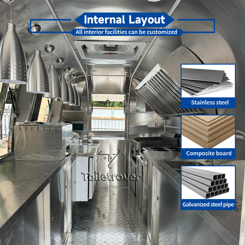 Edelstahl-Food-Trailer, Imbiss – Coffee Equipment China Bewertung und Preis